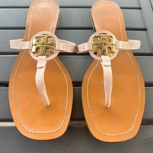 Tory Burch Mini Miller Sandles! Size 7.5 and worn about 5 times.